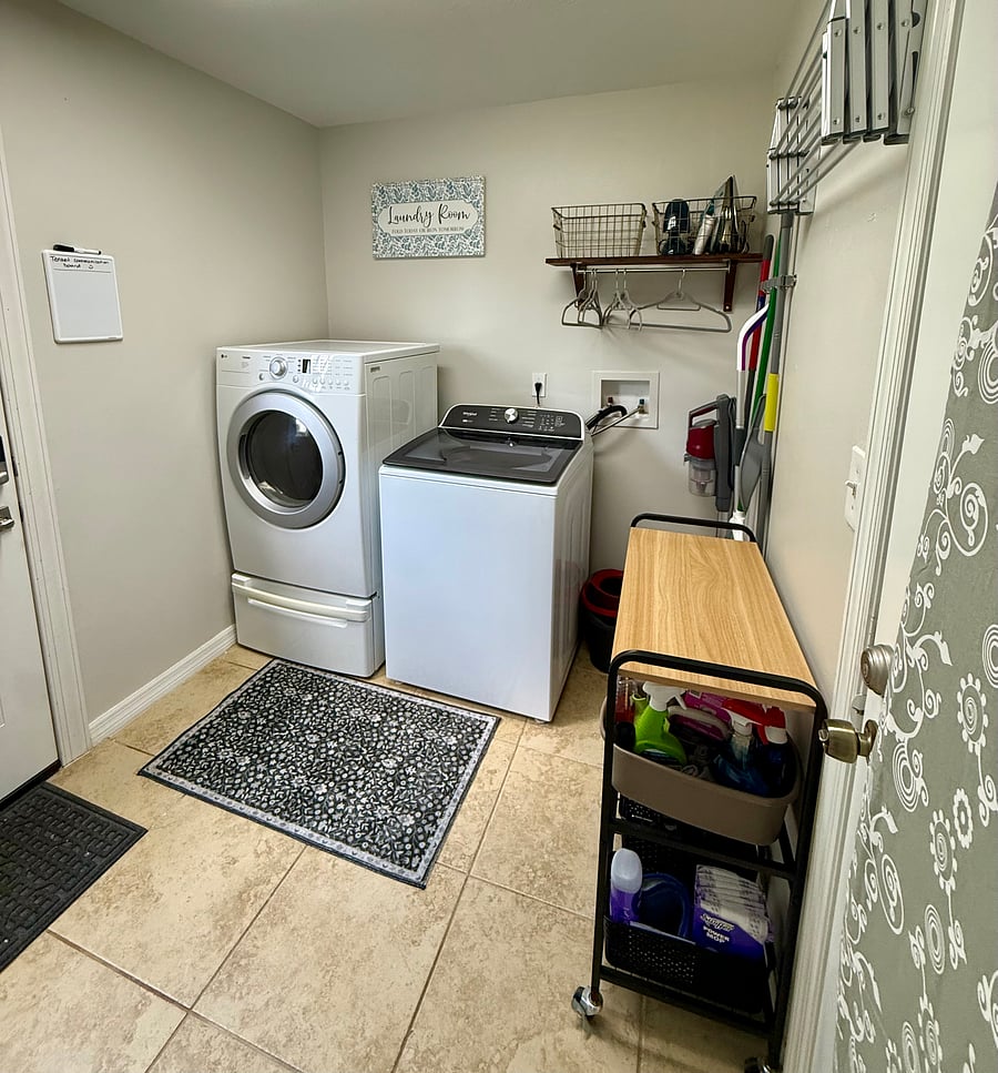 Shared laundry room