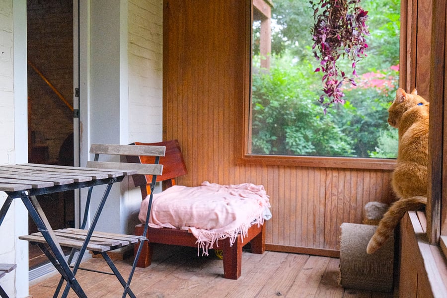 first-floor sunroom