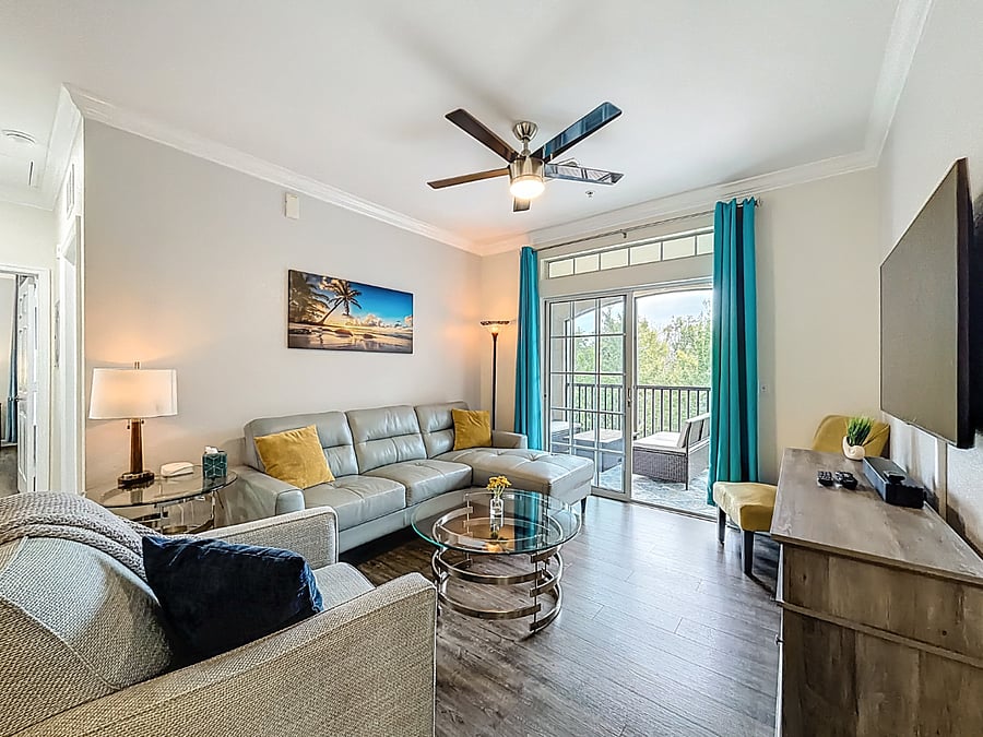 Your home away from home with modern entertainment setup