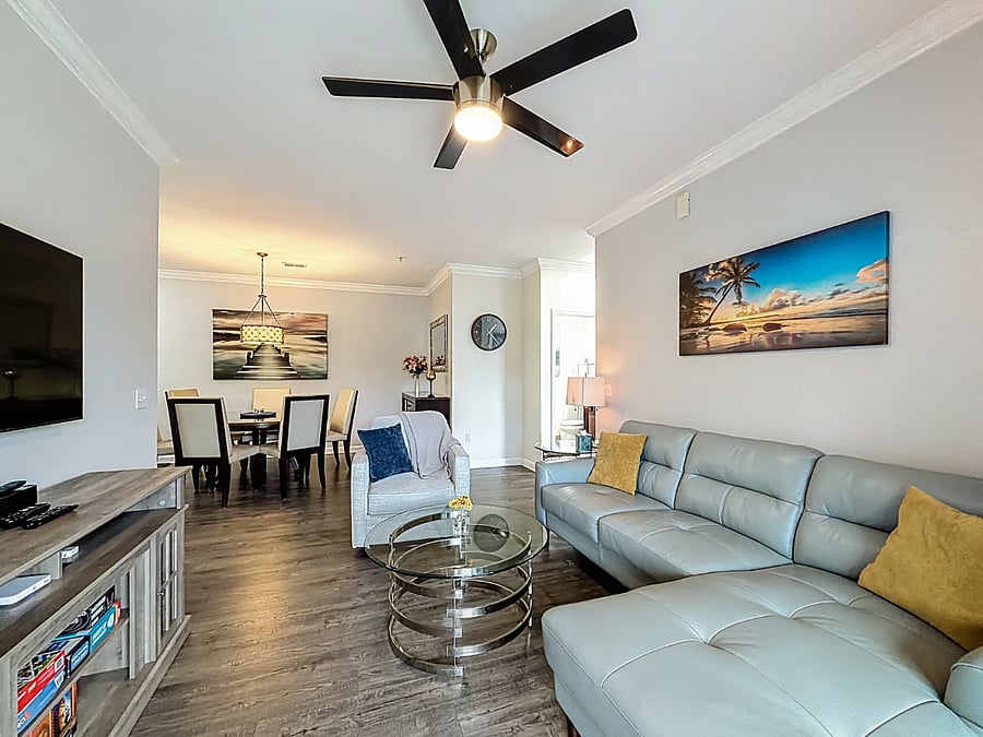 Make yourself at home in this bright, welcoming living area