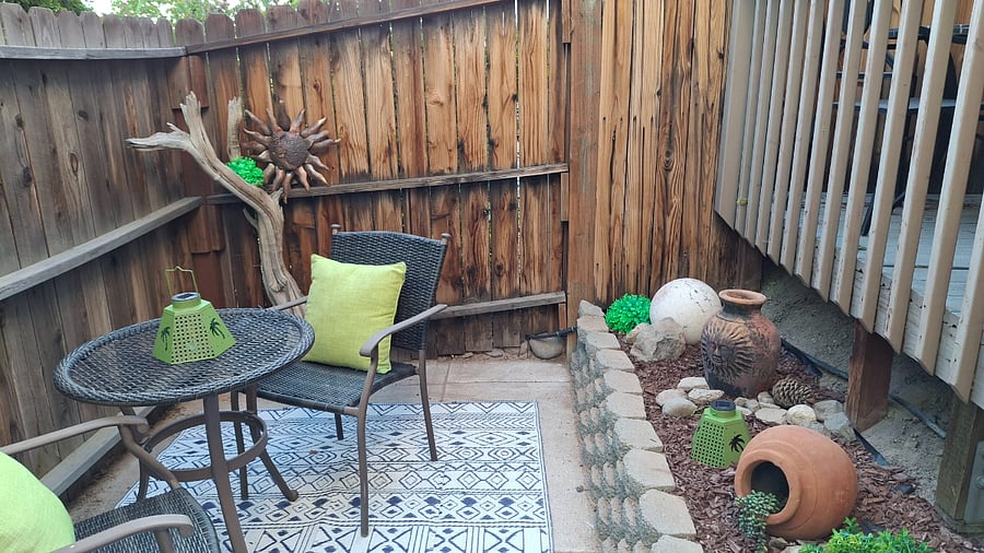 Your private patio
