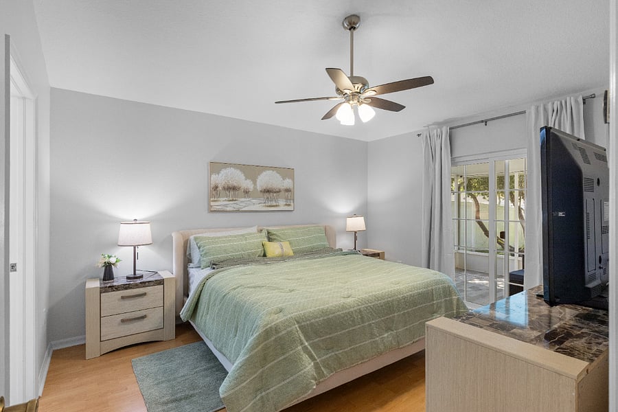 Master Bedroom with King Size Bed