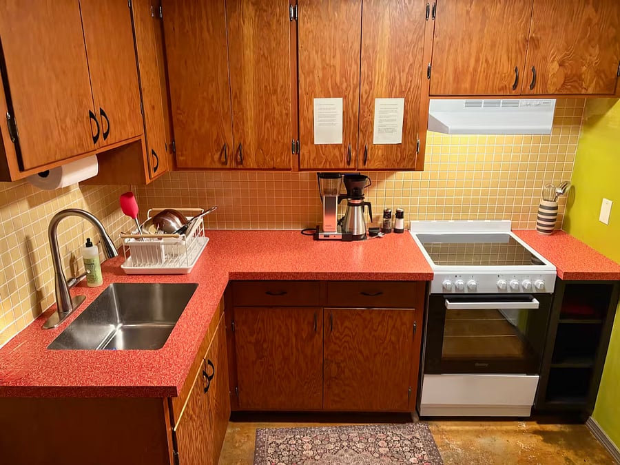 Newly refreshed kitchen