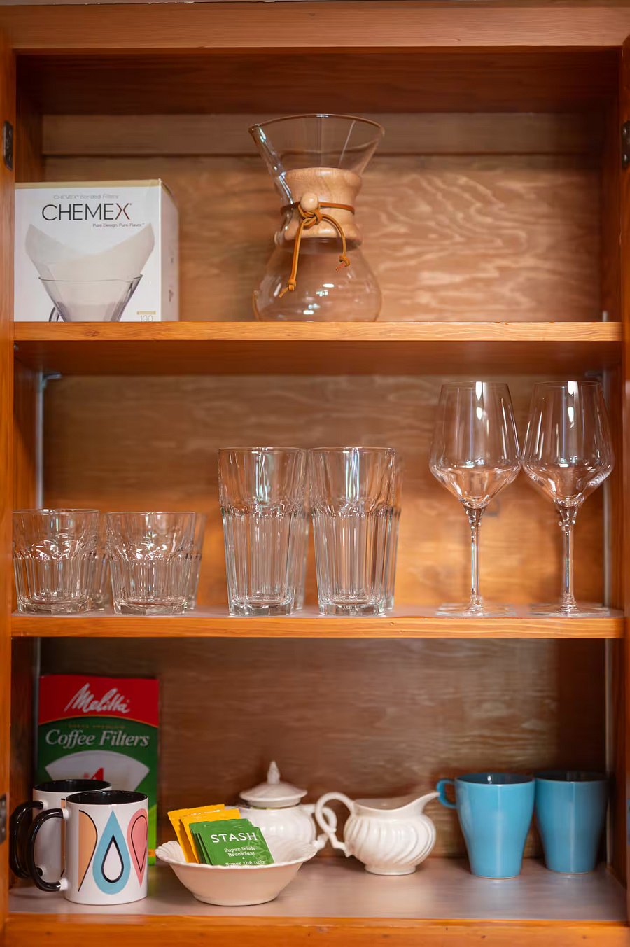 Nice glassware, tableware