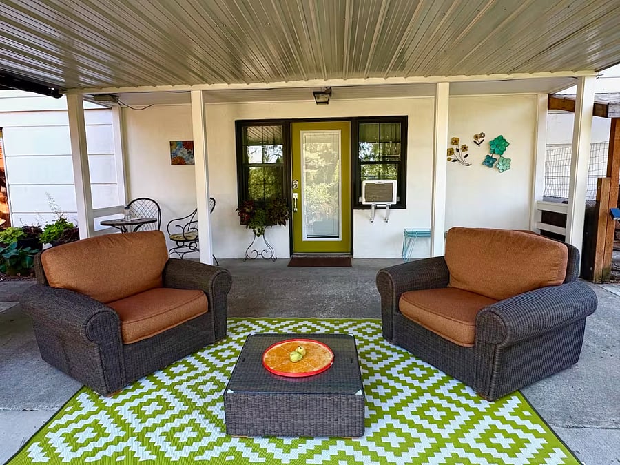 Private patio
