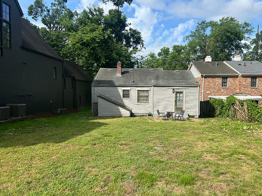 back yard/lawn