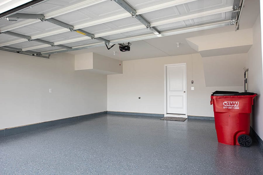 Two car garage