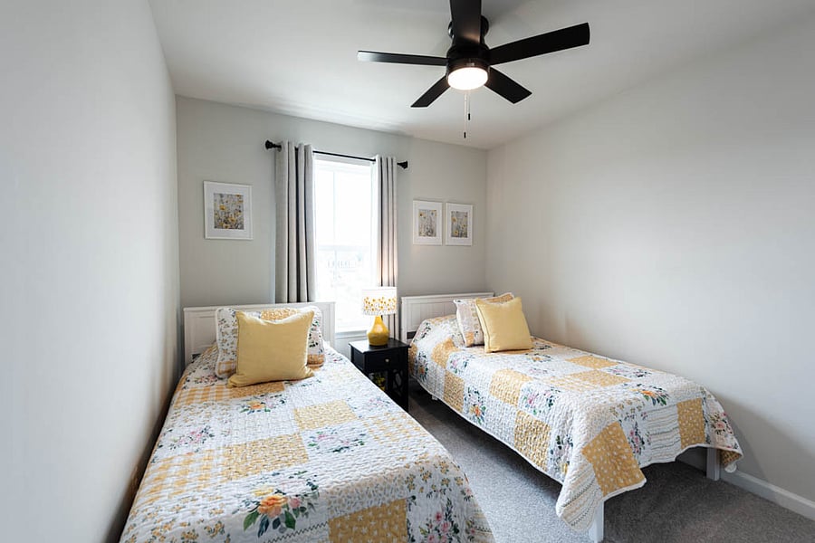 Bedroom 3. Two twin beds