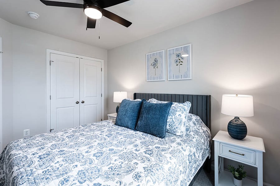 Bedroom 2. Queen bed. 