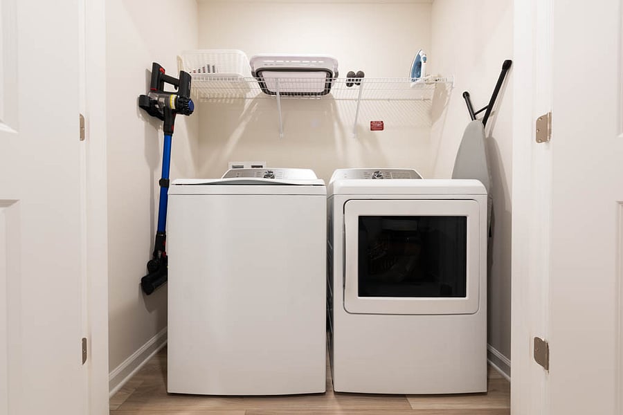 Laundry room.