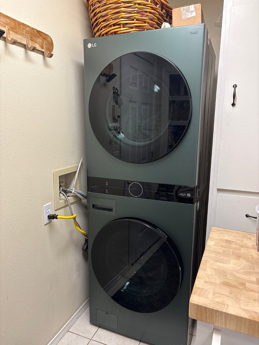 Laundry in upstairs pantry