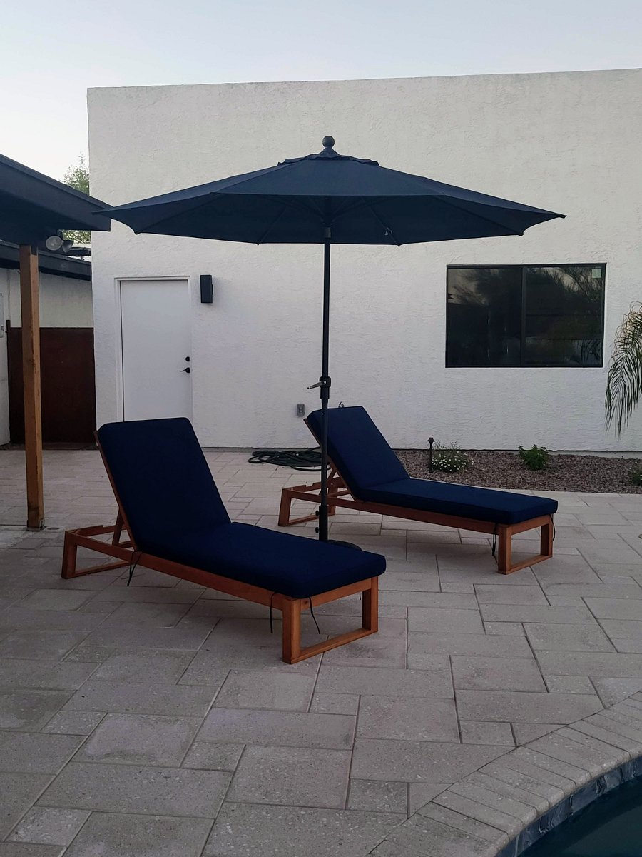 Shared Backyard Lounging Area