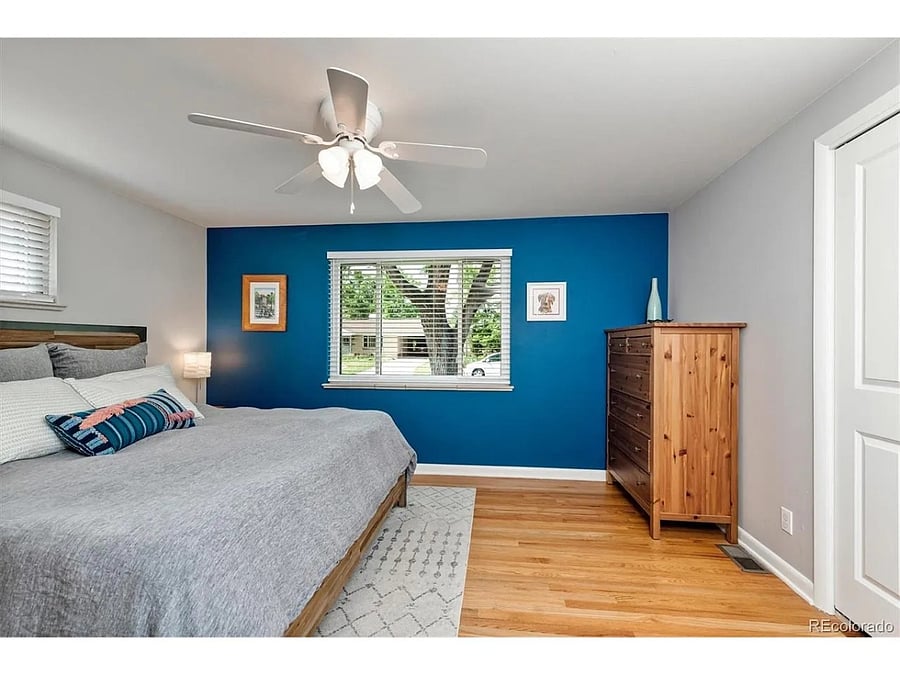 Primary King Bedroom - Walls are now all white - new bed + mattress