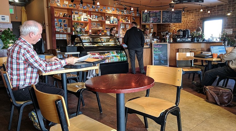 Sojourners Coffee + Tea - very close