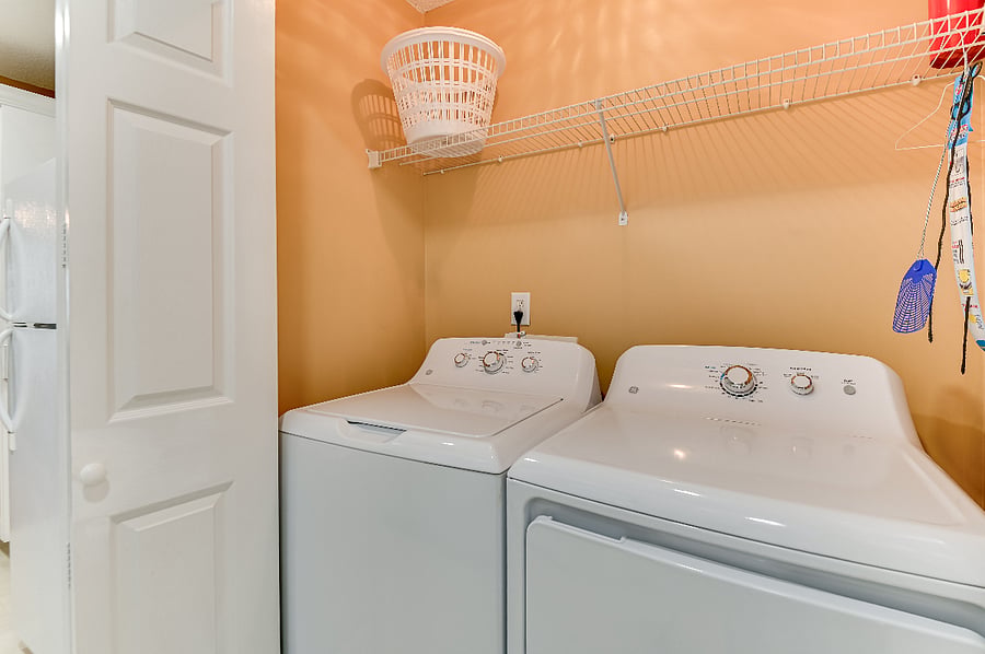 Washer / Dryer, Detergents and Bins