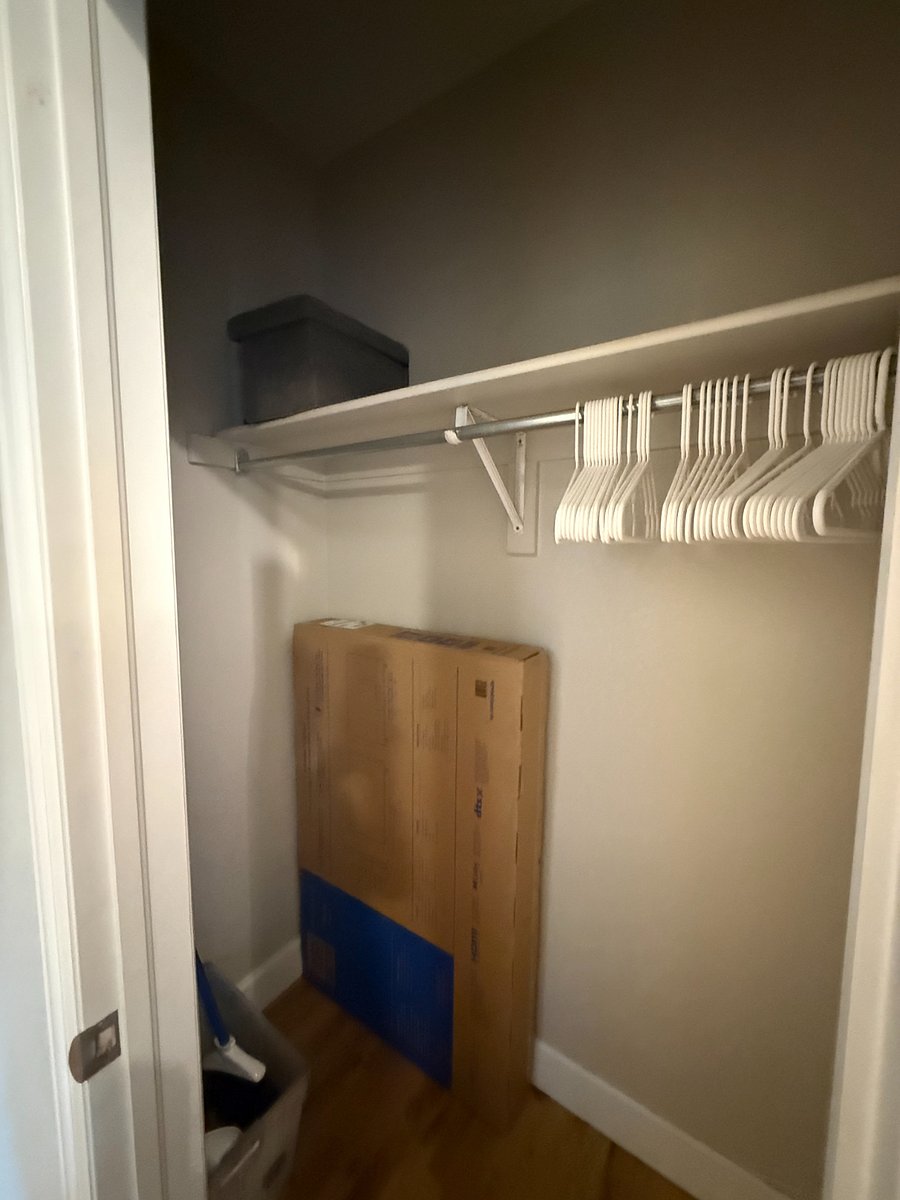 inside closet