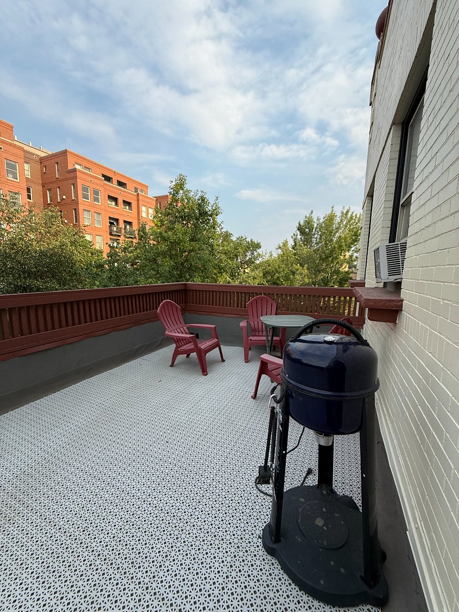 BBQ available on shared balcony