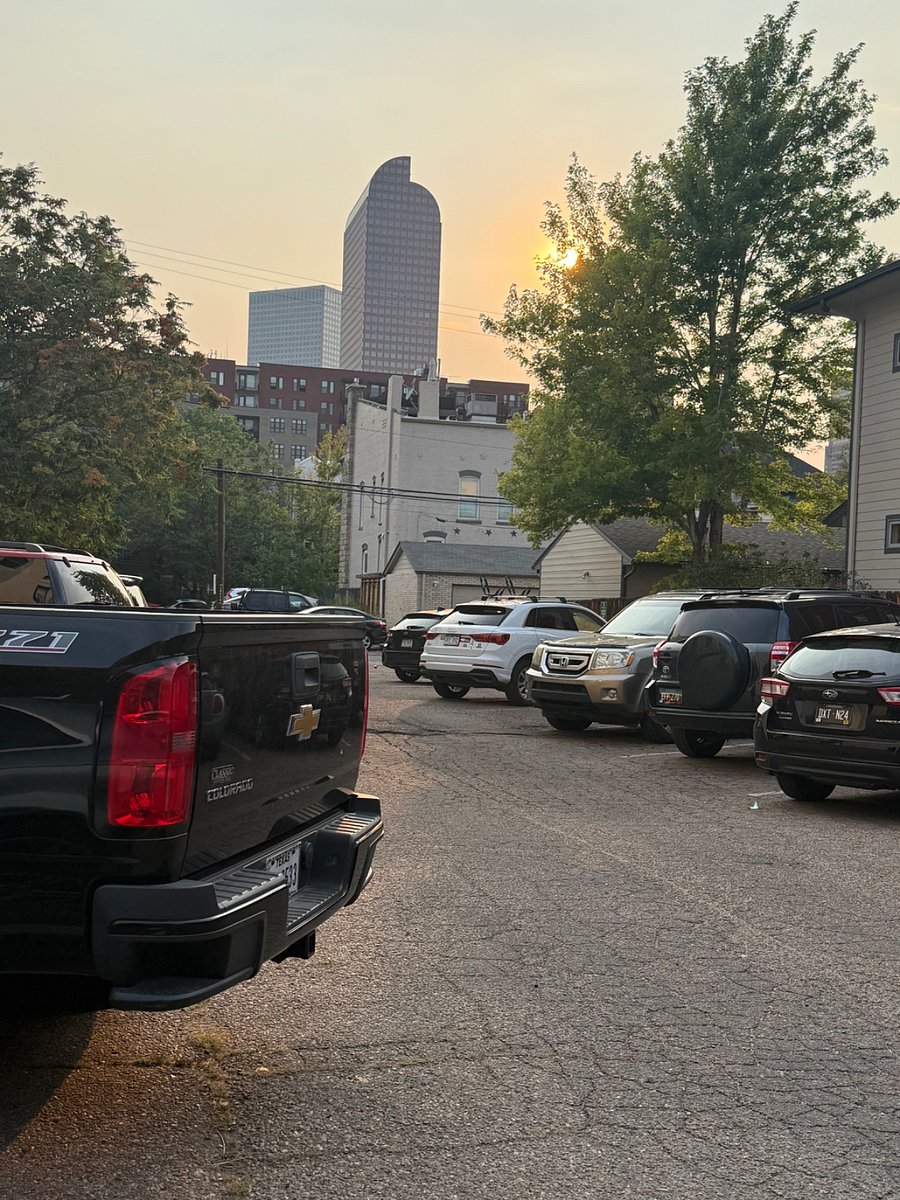 parking lot adjacent to the building!