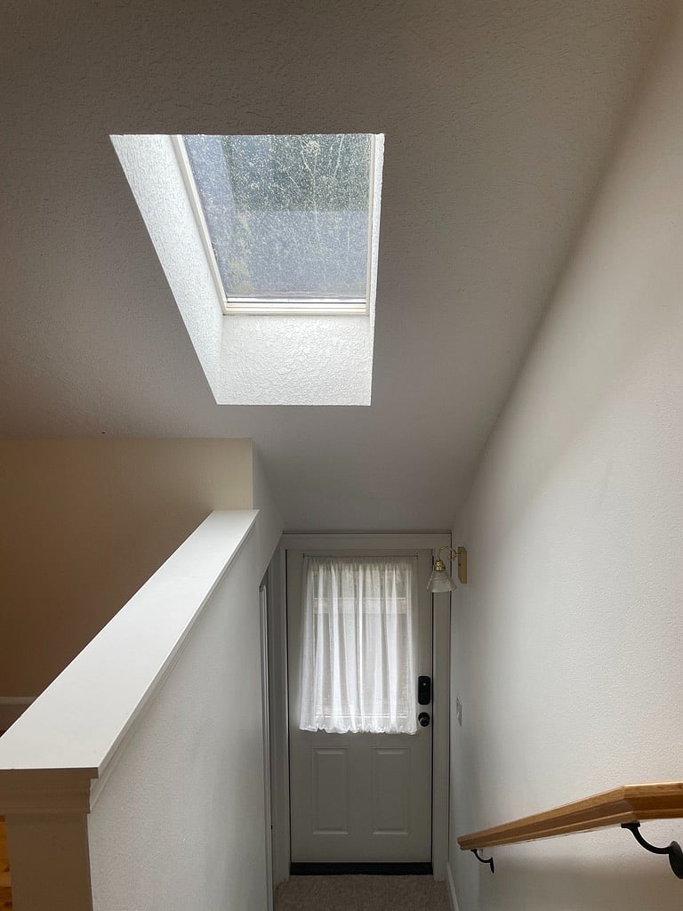 inside separate entrance door