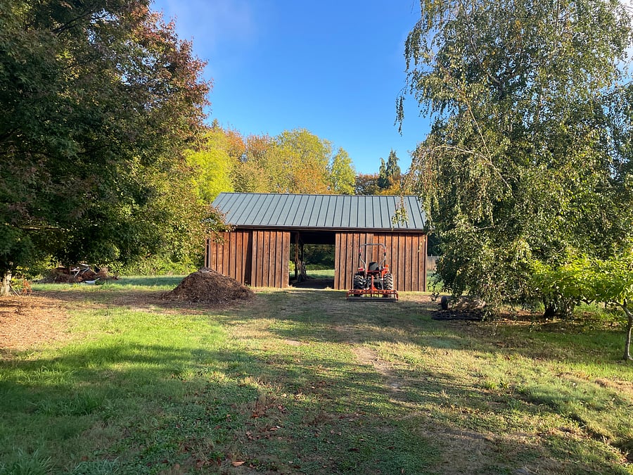 Tractor barn