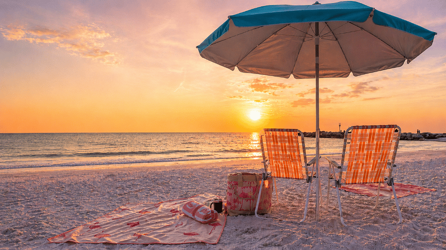 End the day with the spectacular sunsets at Ipham Beach on St. Pete Beach, rightfully known as Floridas Sunset Capital, just a short walk from the bungalow.