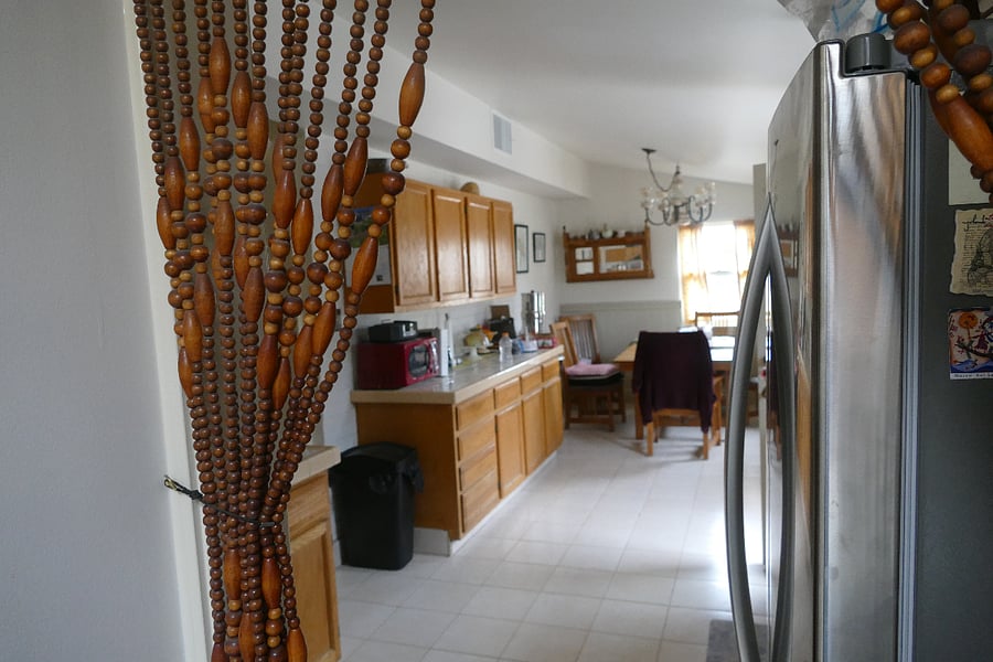 Kitchen with dining area