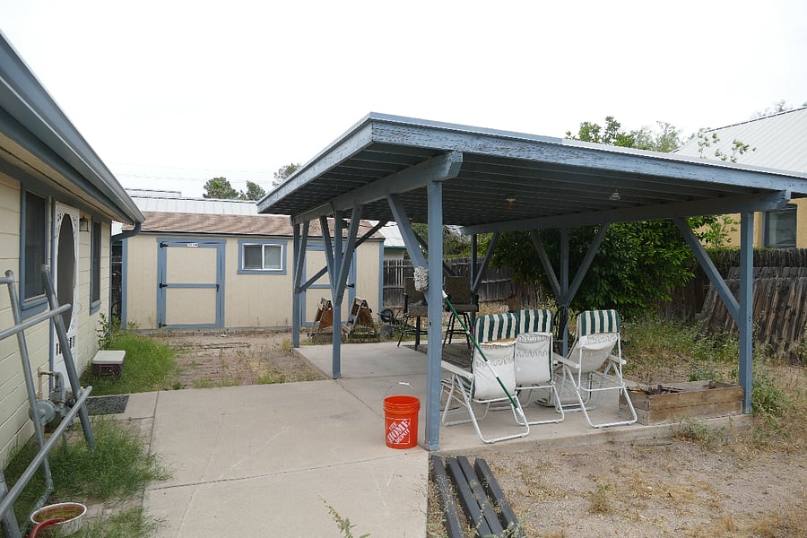 Back yard ramada