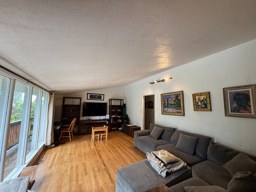 Photos were taken while we were still living in our home. All personal belongings will be removed and the home will be move-in ready for the August 12 start date.