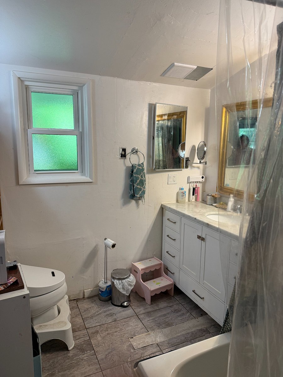 Photos were taken while we were still living in our home. All personal belongings will be removed and the home will be move-in ready for the August 12 start date.
