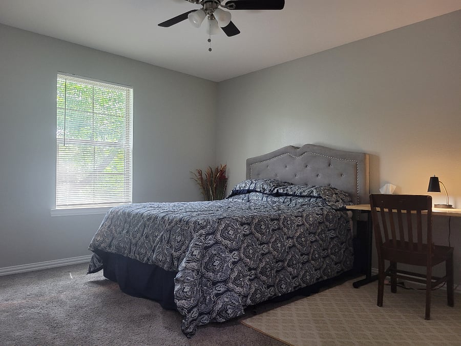 Second floor, east bedroom, $1,000/mo - view from door