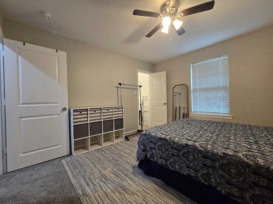 Second floor, east bedroom - view to walkin closet