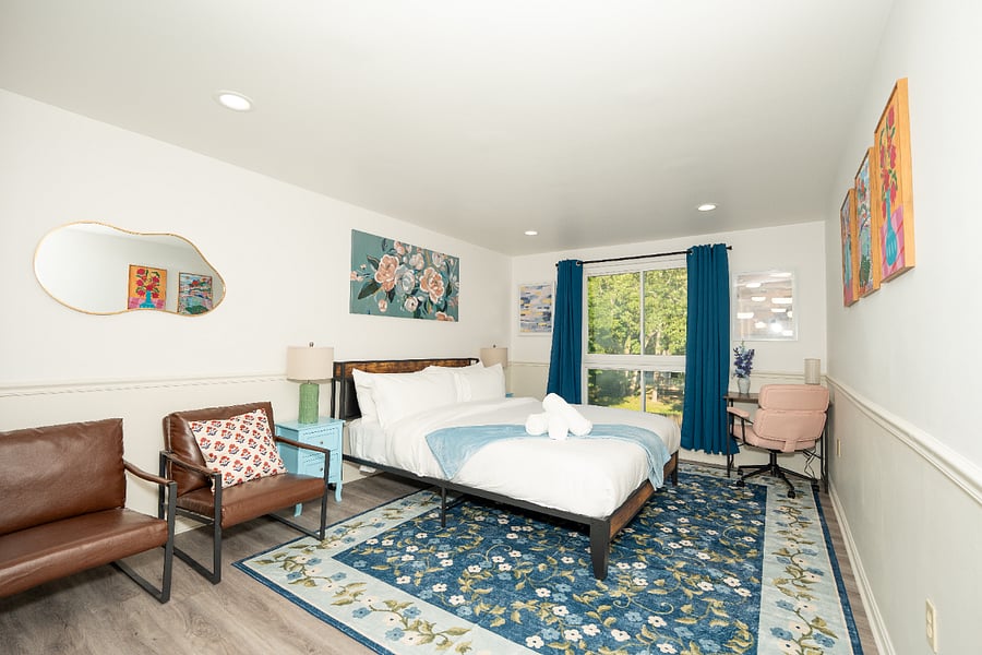 Bedroom with California King Bed