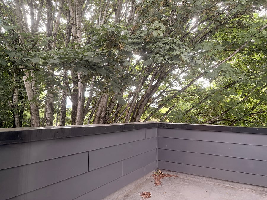 Private terrace off the primary bedroom