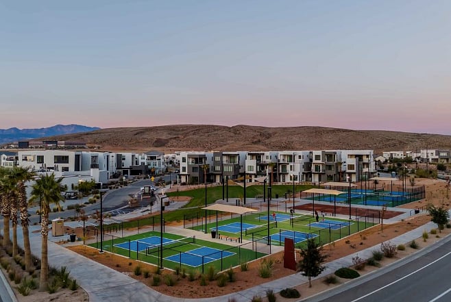 Pickle ball courts