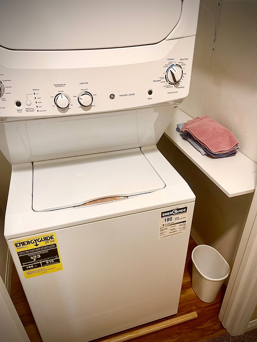 Brand new washer and dryer combo, Full size.