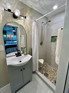 Ensuite Bath with Starter Toiletries, Cleaning Supplies and Hair Dryer