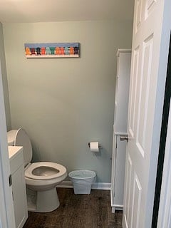 2nd floor half bath