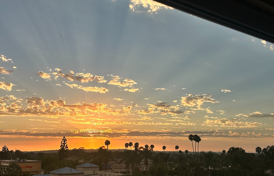 View from the bedroom