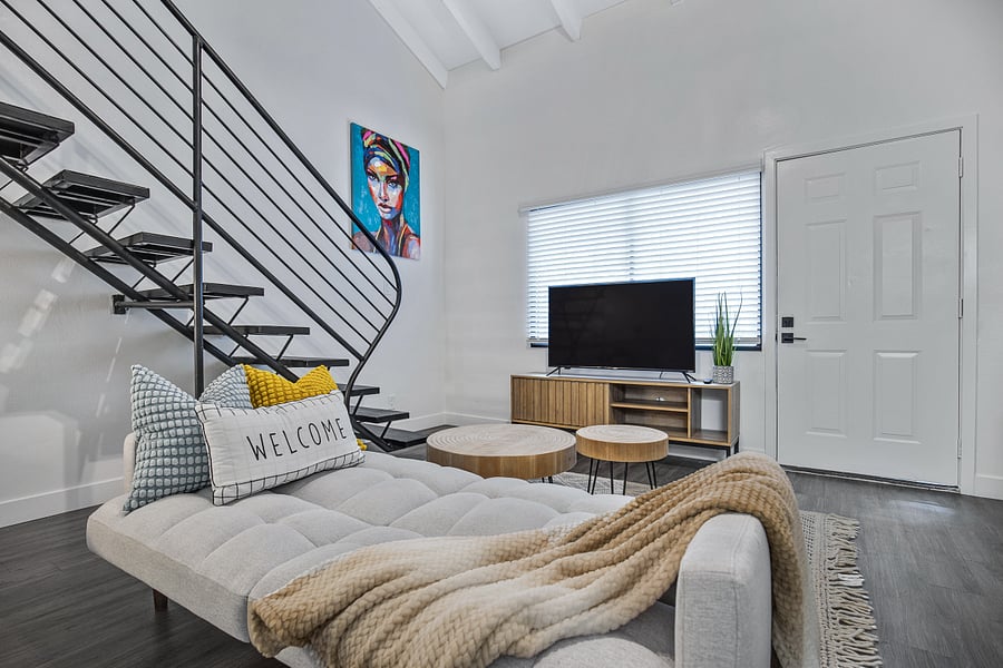 Extended space for sleep and living room