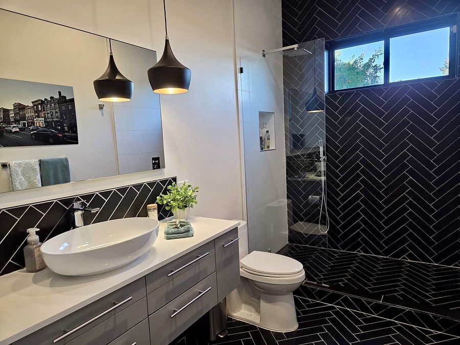 Bathroom office