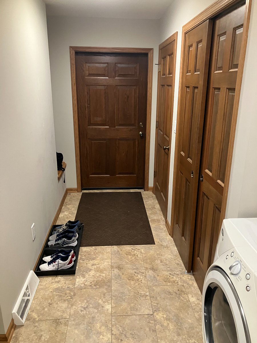 Mud room with garage entrance