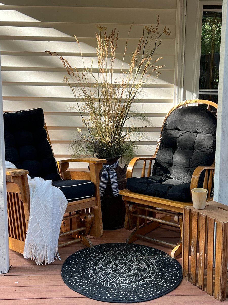 Cushioned rockers for your outdoor comfort