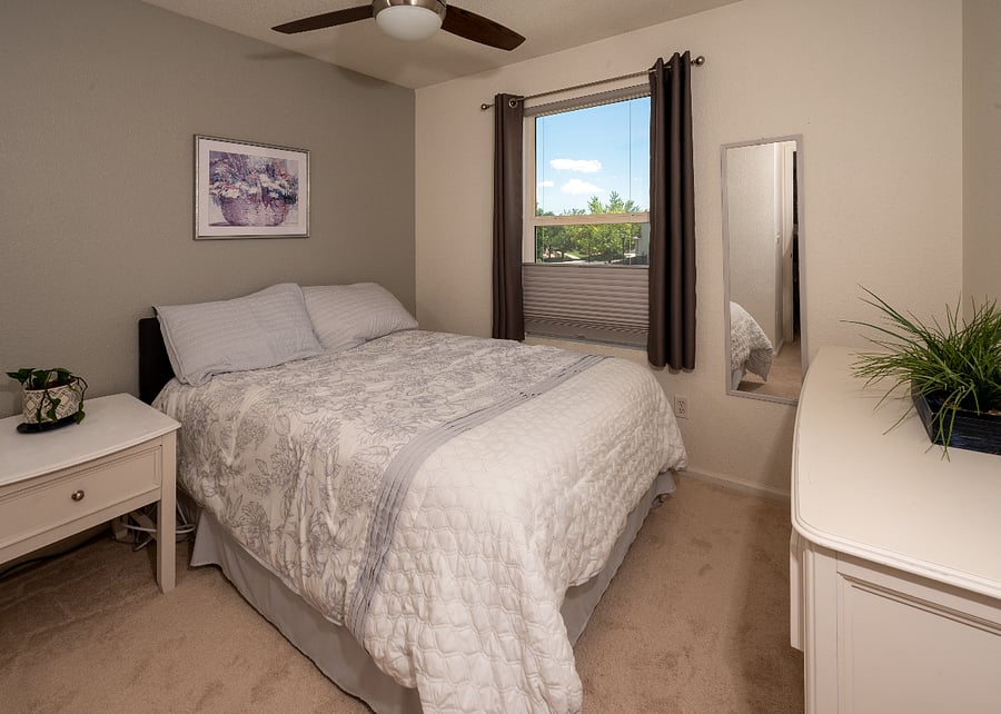 Bedroom 2. Scent free cleaning products used.