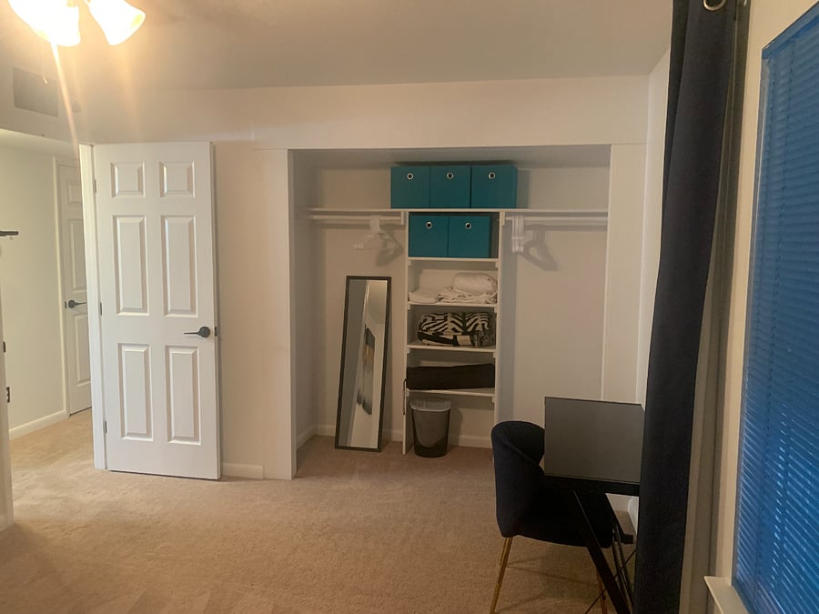Your bedroom closet view
