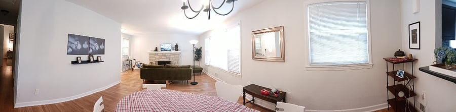 Open living dining concept