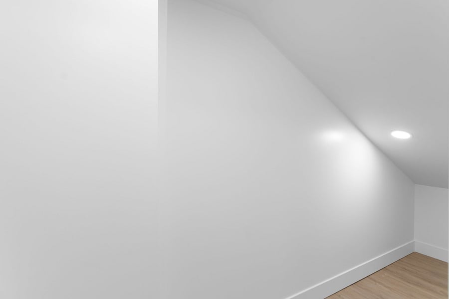closet at the top of the entrance steps