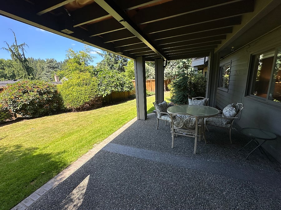 Private patio