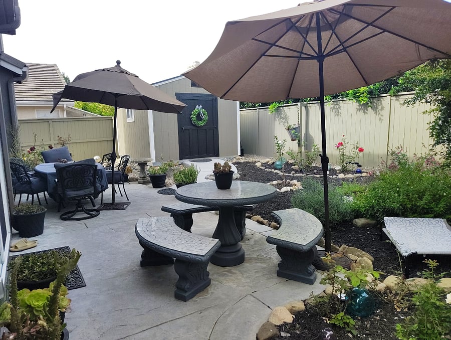 Back yard gardens