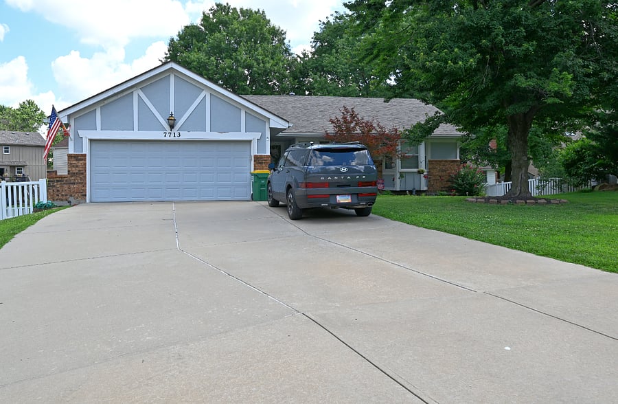 Designated Parking Spot on the Left of the driveway. 