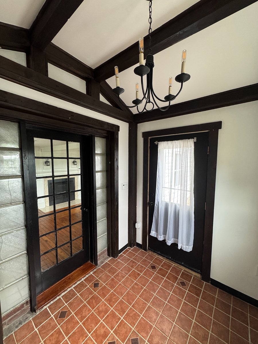 Beautiful heated mudroom entrance